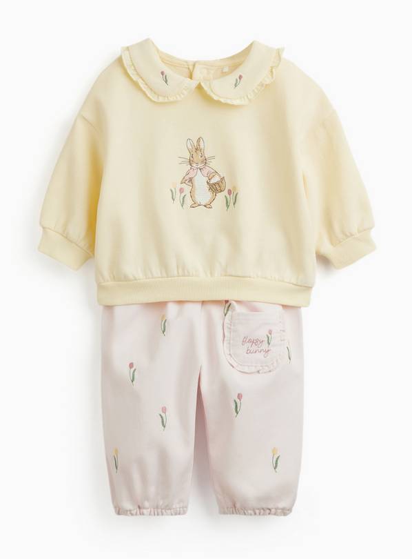 Peter Rabbit Collared Sweatshirt & Trousers Set 6-9 months